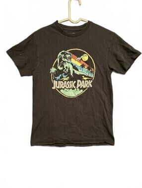 Jurassic World Mens Jurassic Park Graphic T-shirt Size S